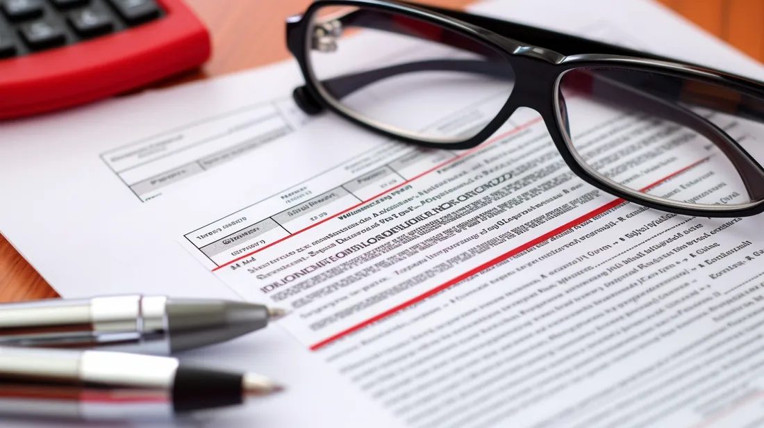 A job seeker reviewing a resume